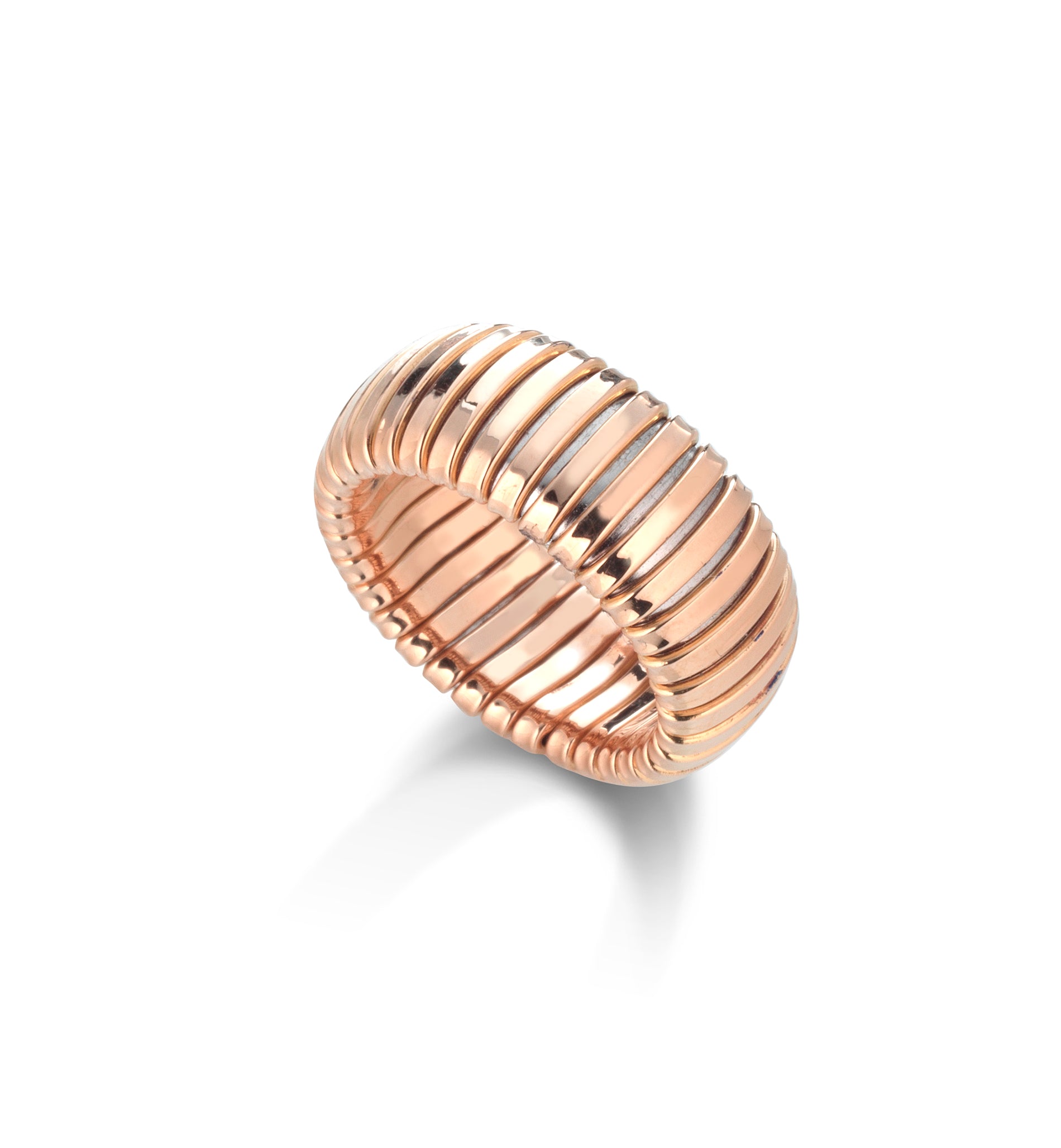 18K RoseGold Tubogas Bold Ring
