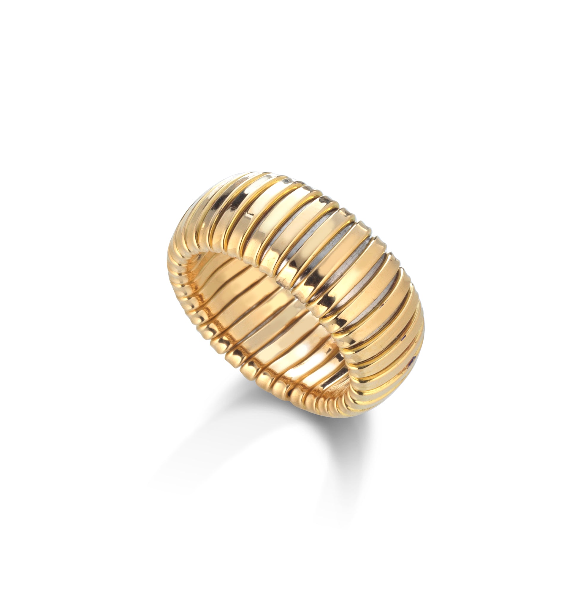 18K Yellow Gold Tubogas Bold Ring