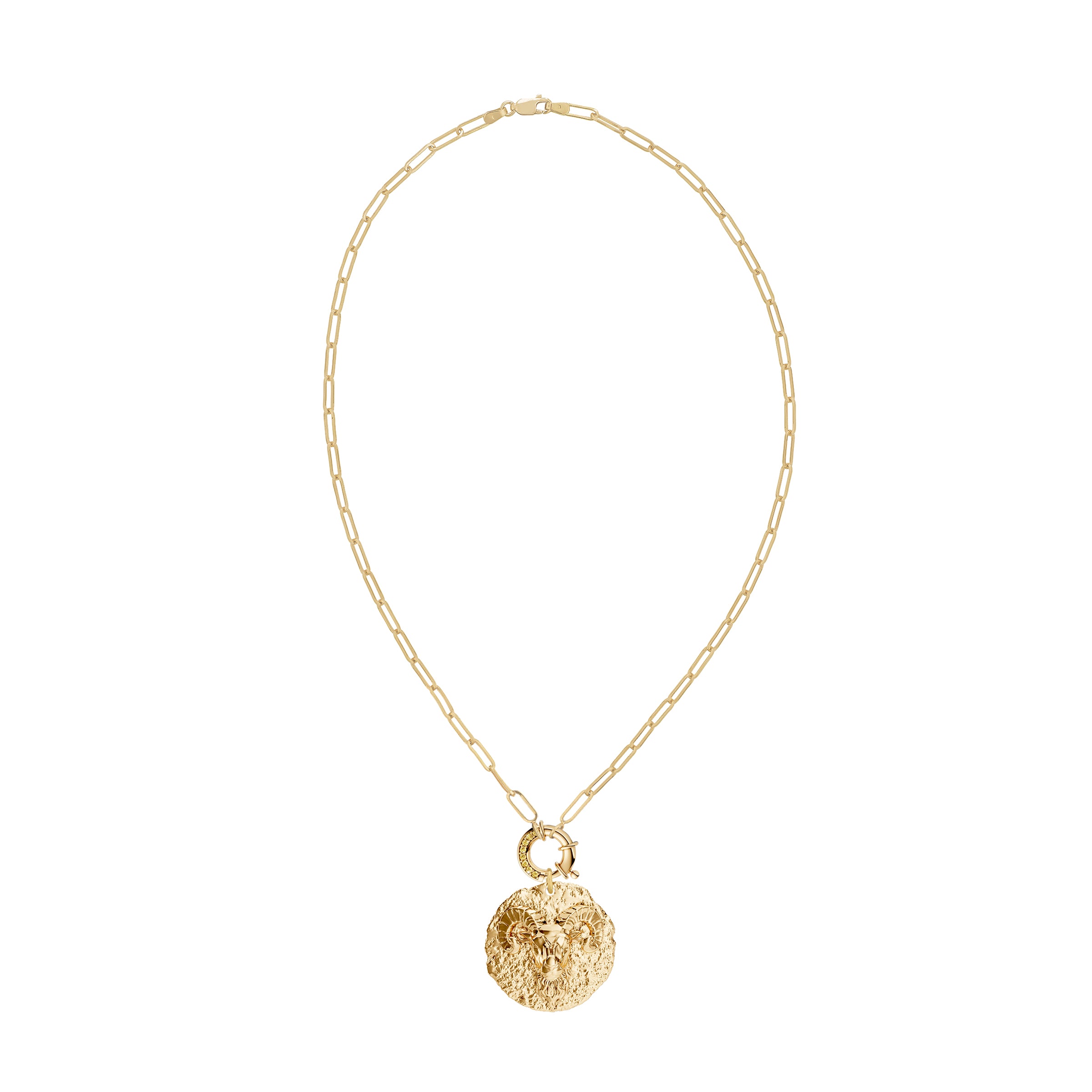 Aries Zodiac Medallion