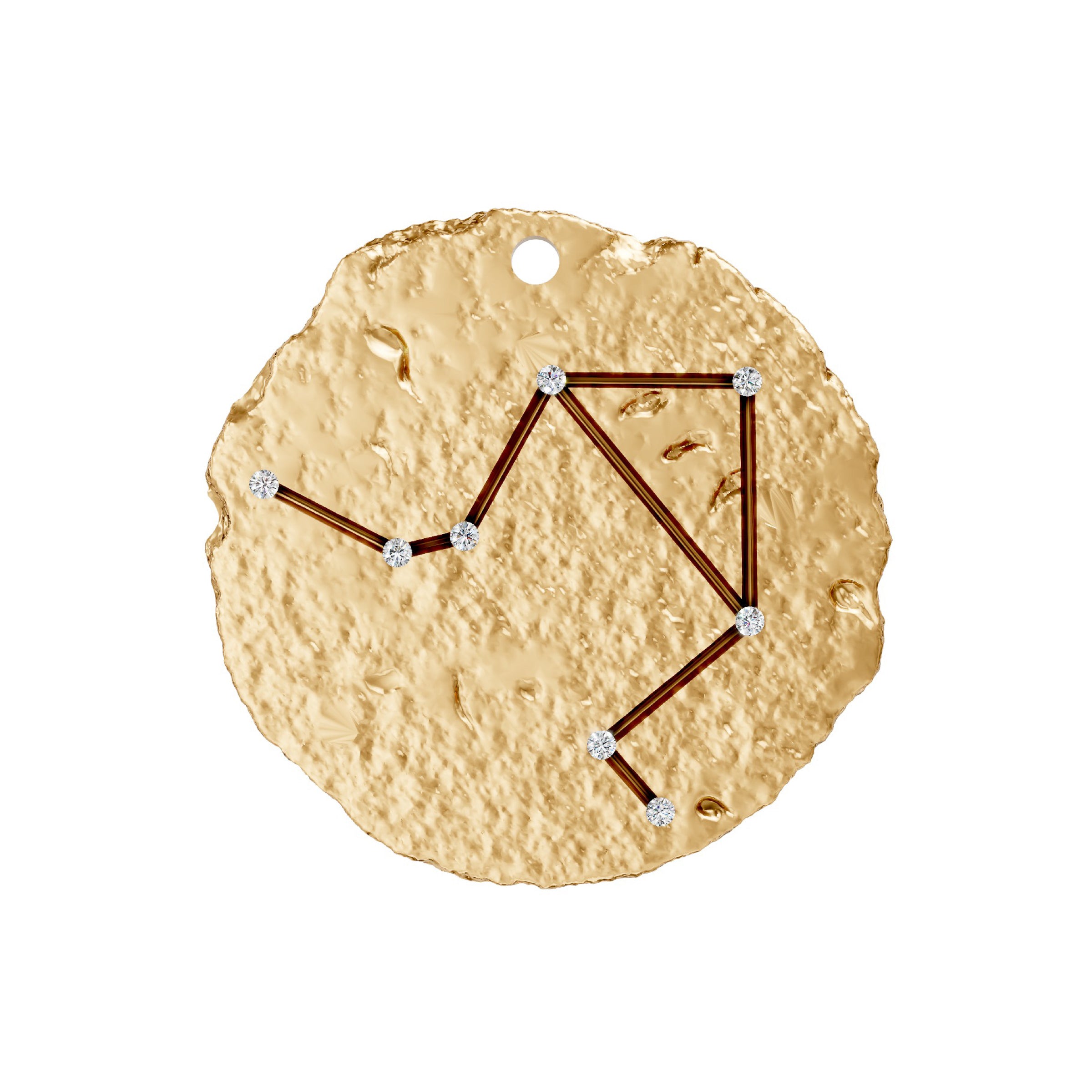 Libra Zodiac Medallion