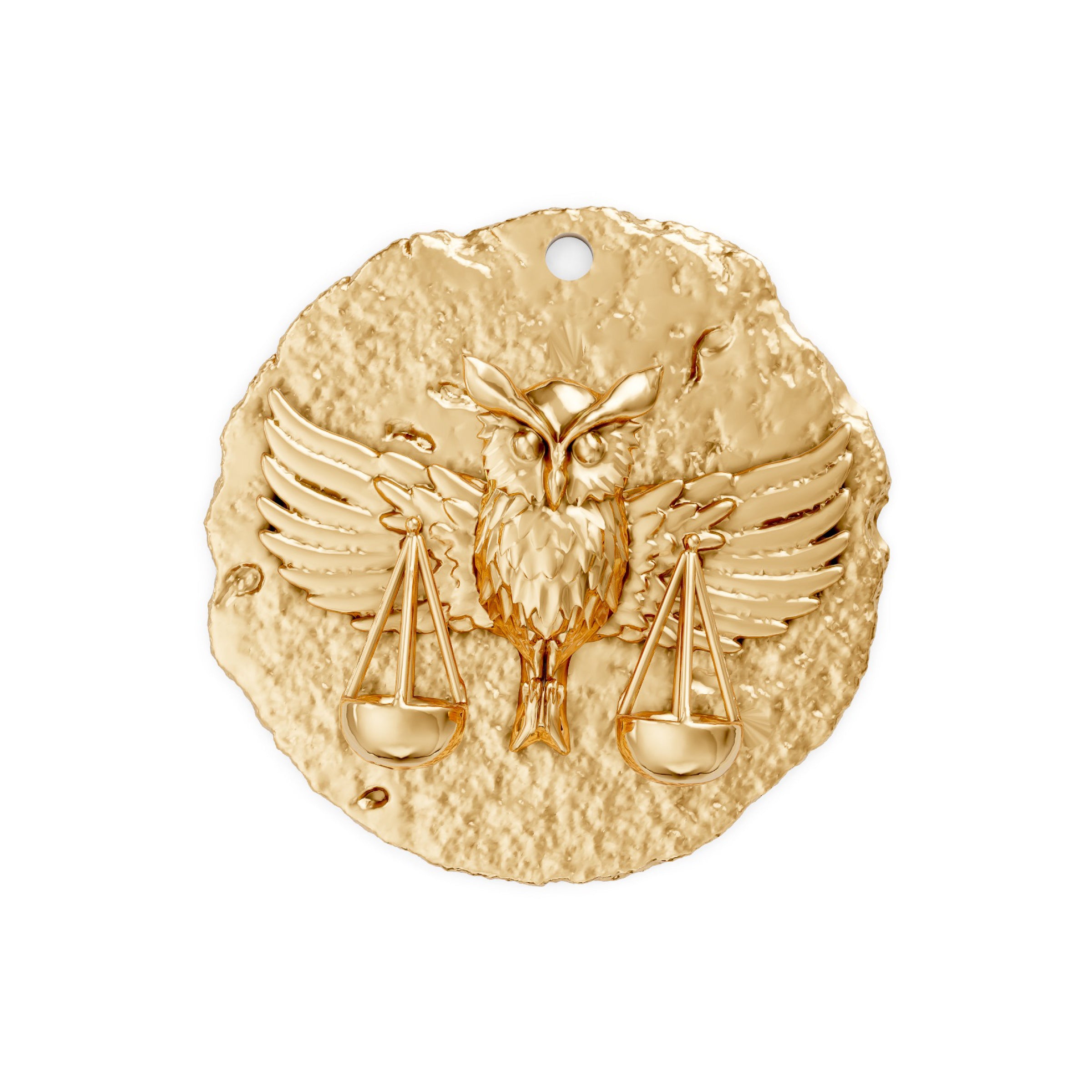 Libra Zodiac Medallion