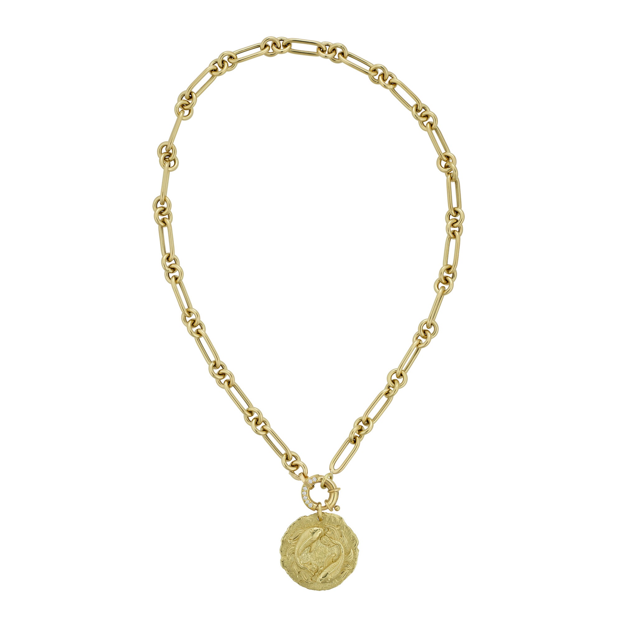 Pisces Zodiac Medallion