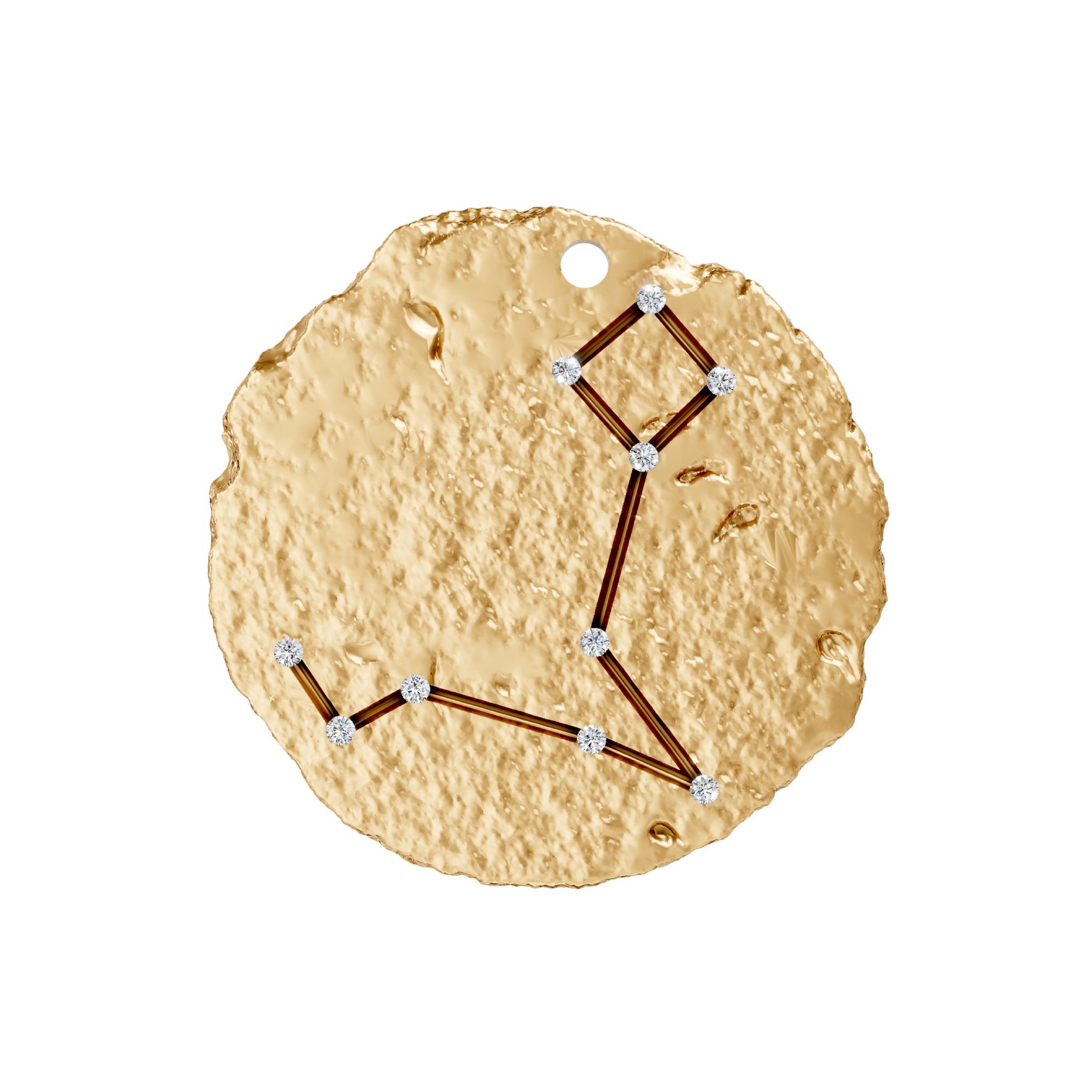 Pisces Zodiac Medallion