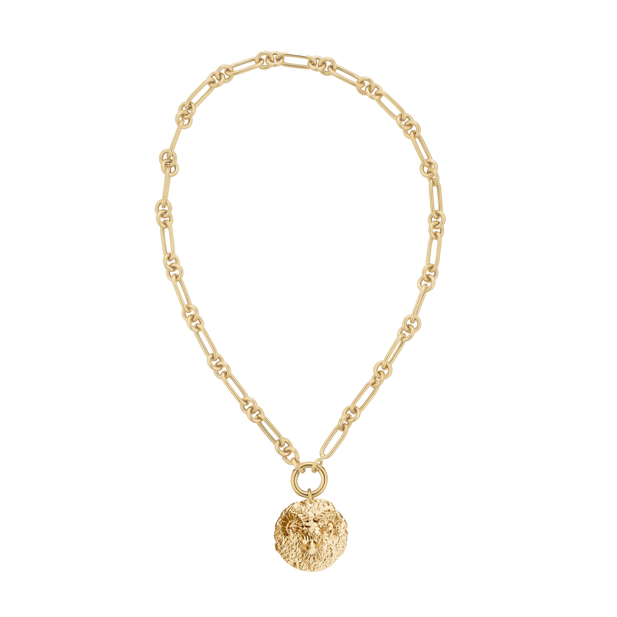 Aries Zodiac Medallion