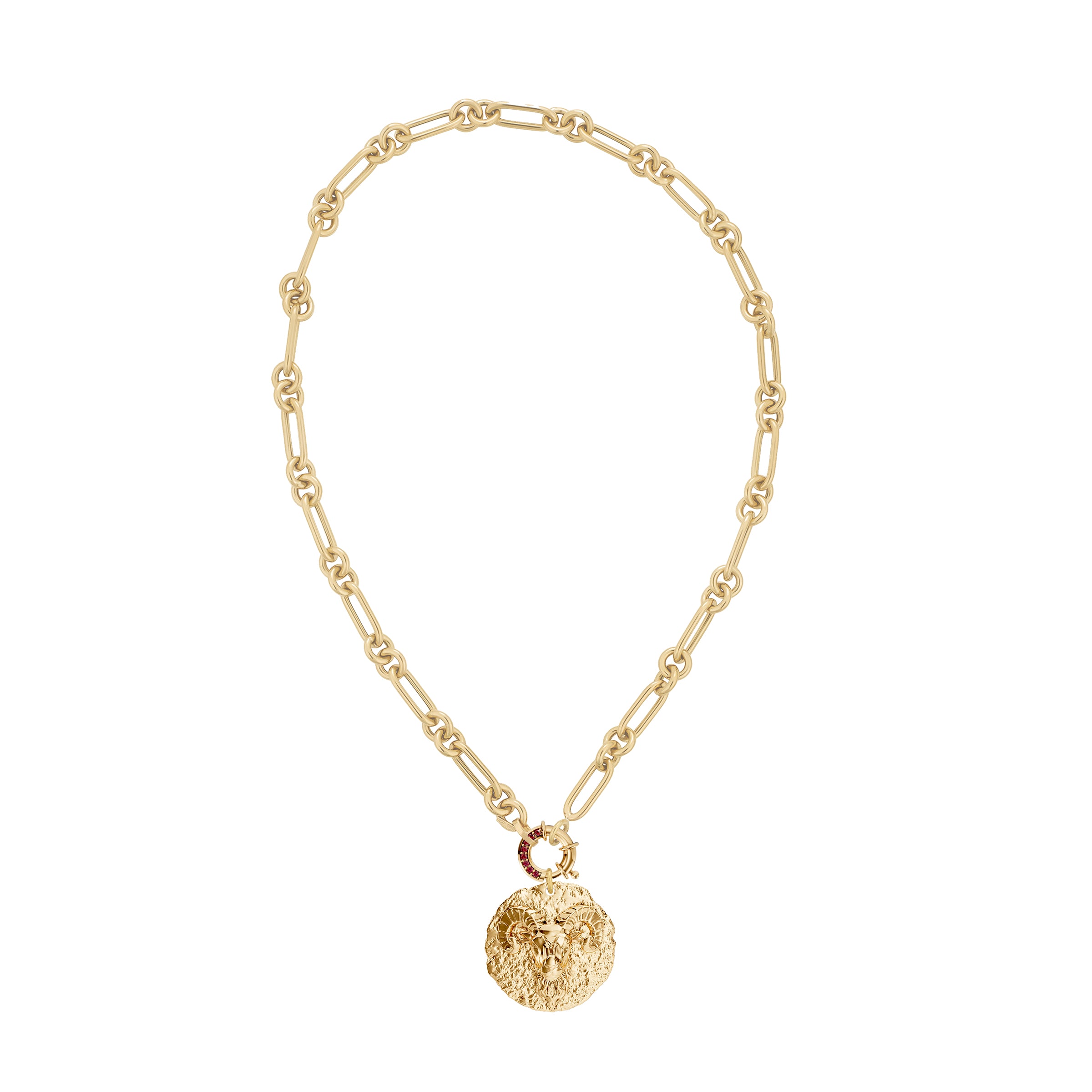 Aries Zodiac Medallion