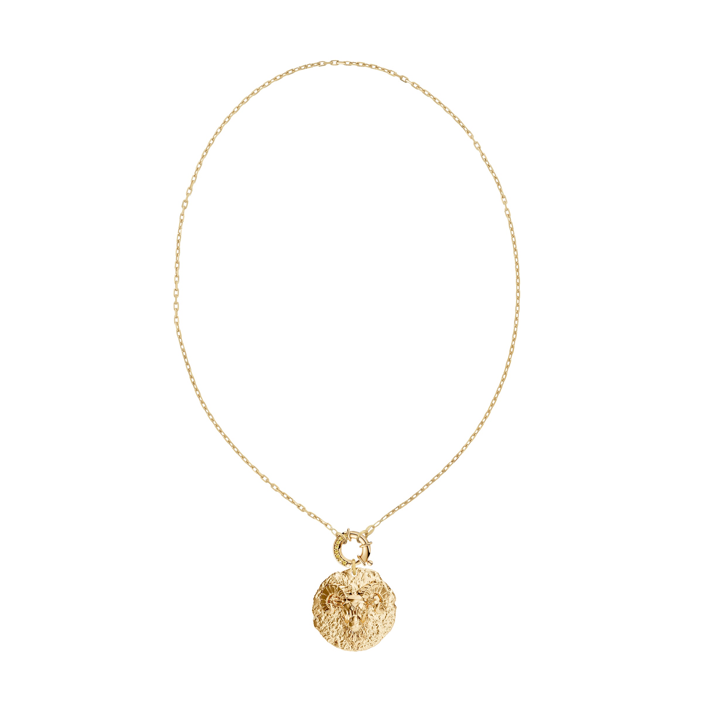 Aries Zodiac Medallion