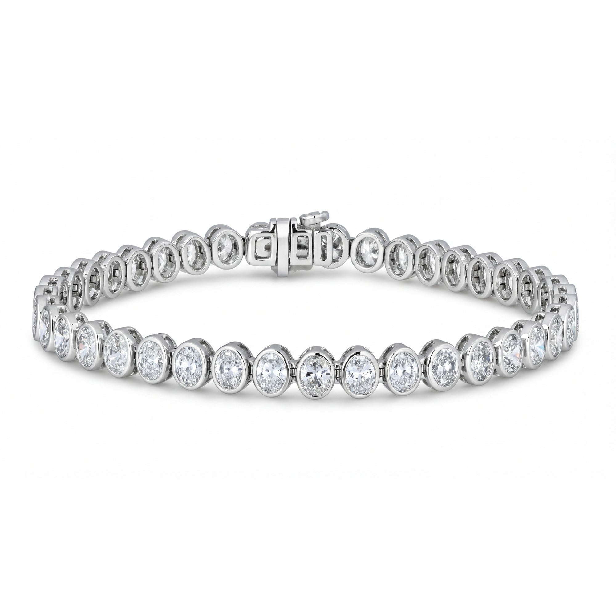 The Standard Bezel Oval Tennis Bracelet