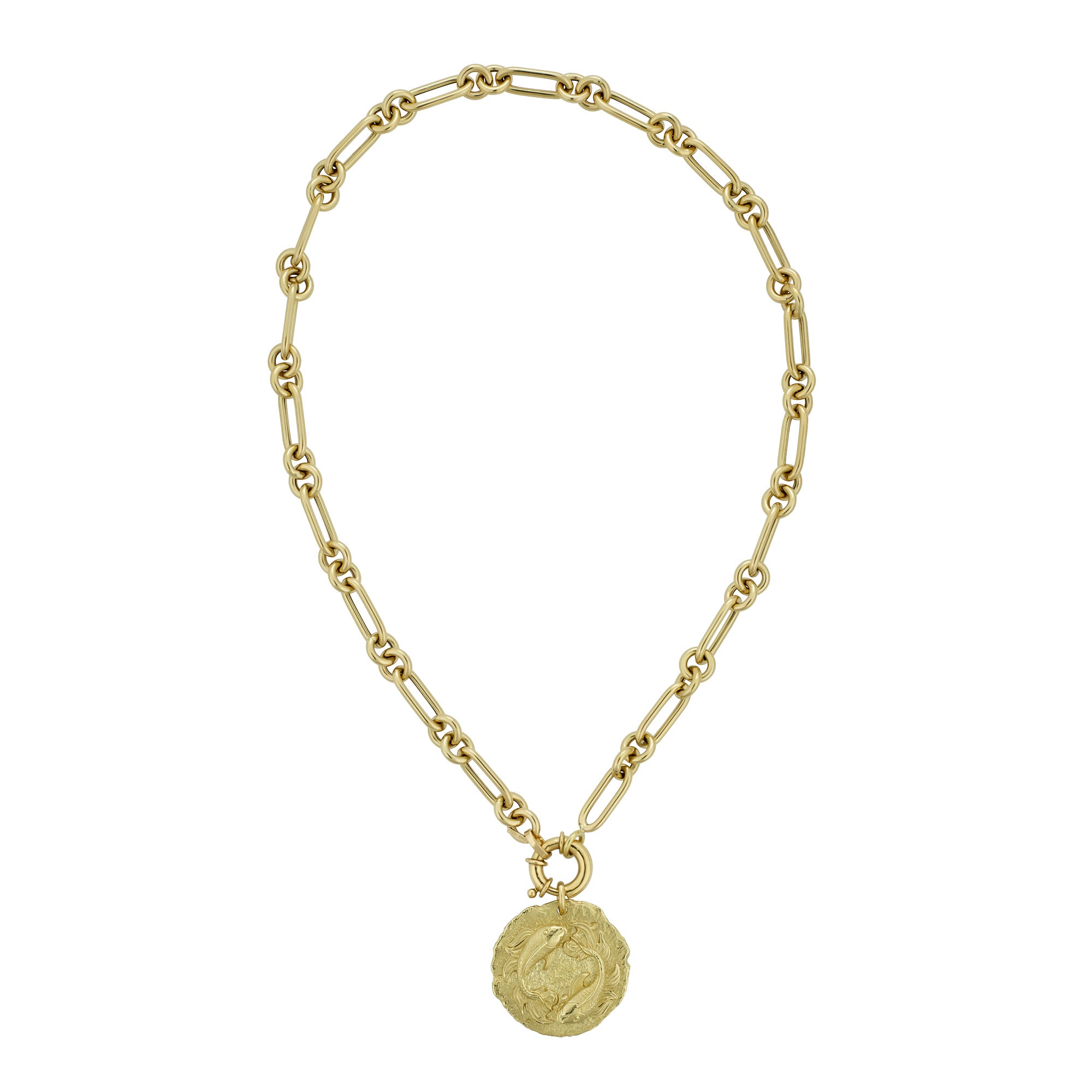 Pisces Zodiac Medallion